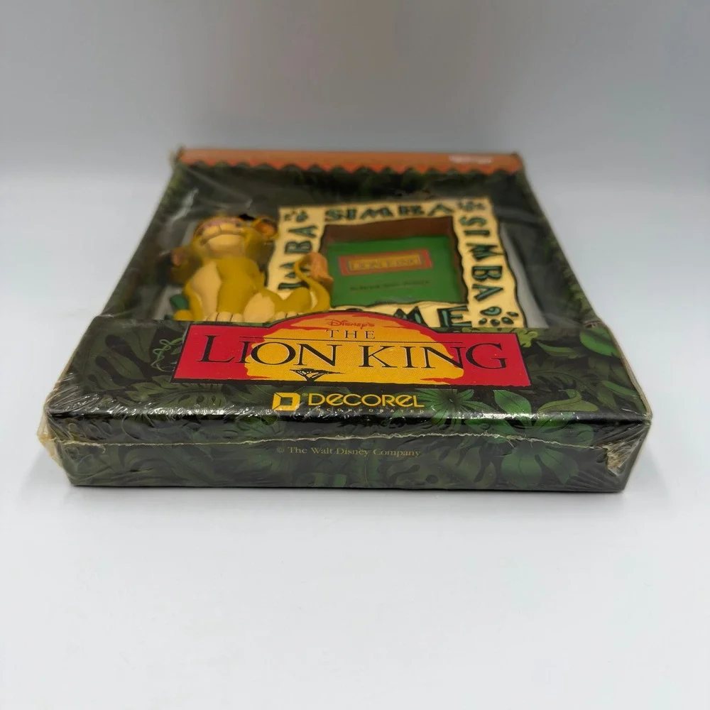 Vintage Disney The Lion King Simba & Me Picture Frame Decorel 7102D New Sealed